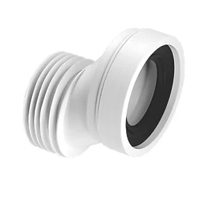 McAlpine WC-CON4A 40mm Offset WC Pan Connector White 110mm 3 McAlpine WC-CON4A 40mm Offset WC Pan Connector White 110mm