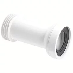 McAlpine WC-CON2 Rigid WC Connector White 97-107mm