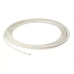 Wednesbury PVC Coated Copper Pipe White 10mm x 25m
