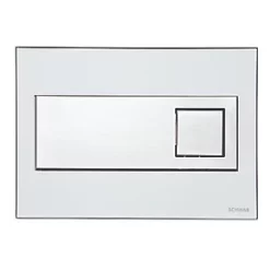 Fluidmaster Schwab Caro 256717 Dual-Flush Flushing Plate White