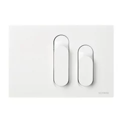 Fluidmaster Schwab Dura 634684 Dual-Flush Flushing Plate White