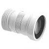 McAlpine WC-F18R Flexible WC Pan Connector White 110mm -Pipe Shop 6458P P