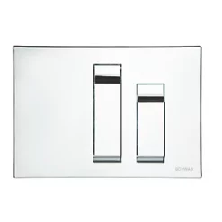 Fluidmaster Schwab Vivo 634678 Dual-Flush Flushing Plate Gloss Chrome