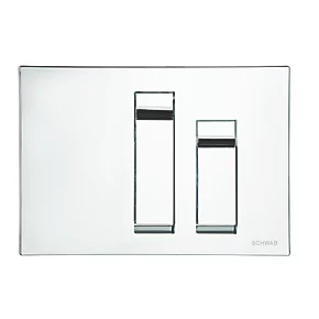 Fluidmaster Schwab Vivo 634678 Dual-Flush Flushing Plate Gloss Chrome