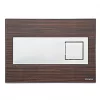 Fluidmaster Schwab Caro 12400 Dual-Flush Flushing Plate Wood Effect Wenge -Pipe Shop 7500X P