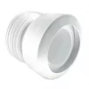 McAlpine MACFIT MAC-1 WC Straight Pan Connector White 90-112mm