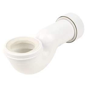 FloPlast SP100 Swan Neck Pan Connector White 3 FloPlast SP100 Swan Neck Pan Connector White